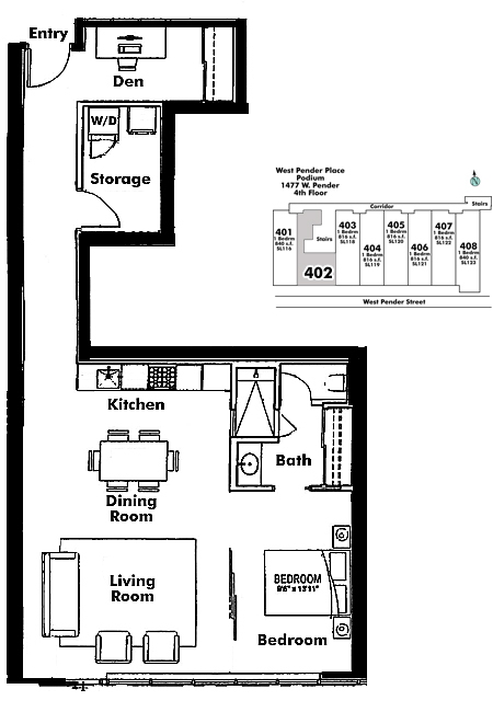 Floor plan 402