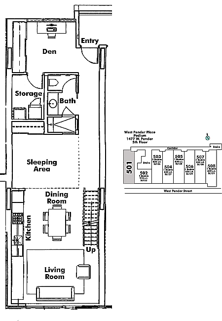 Floor plan 501