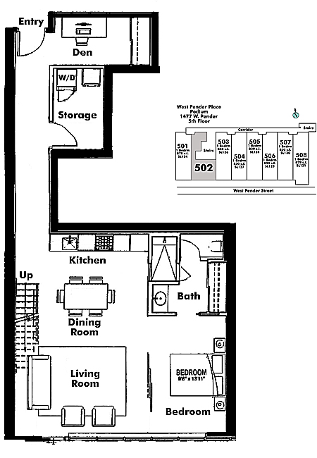 Floor plan 502