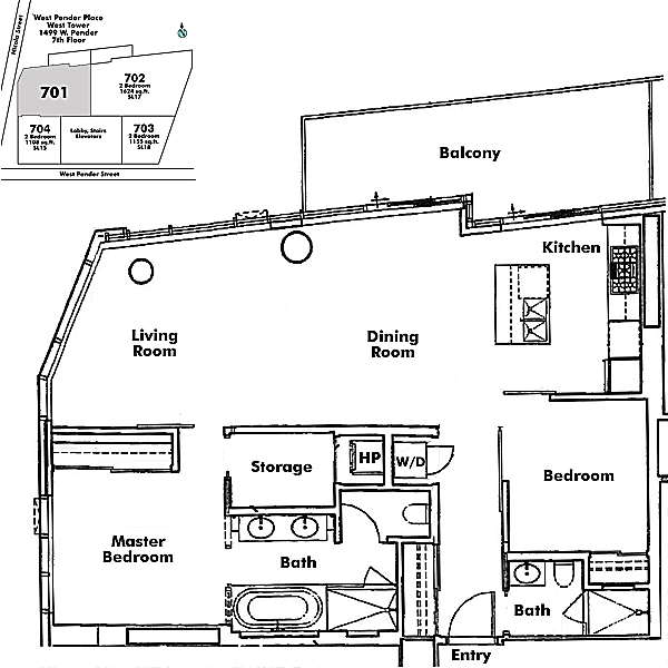 Floor plan 701