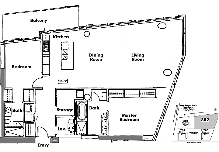 Floor plan 802