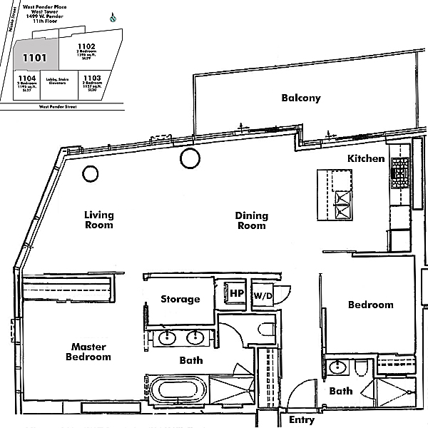 Floor plan 1101