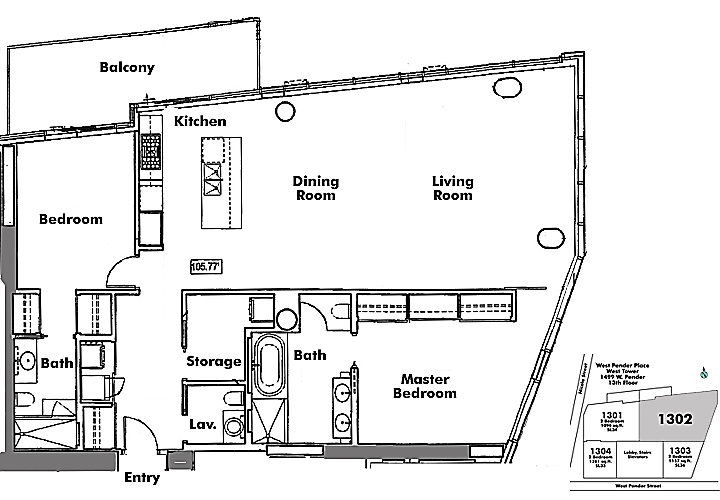 Floor plan 1302
