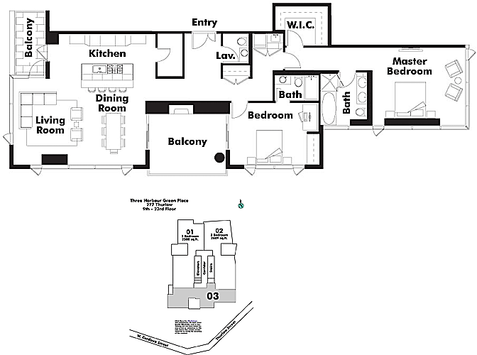 Floor plan 1303