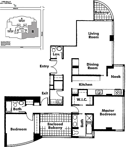 Floor plan 13B