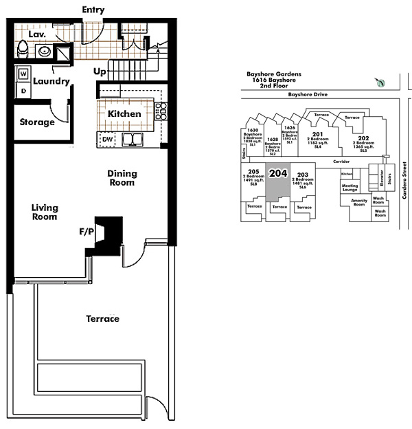 Floor plan 204
