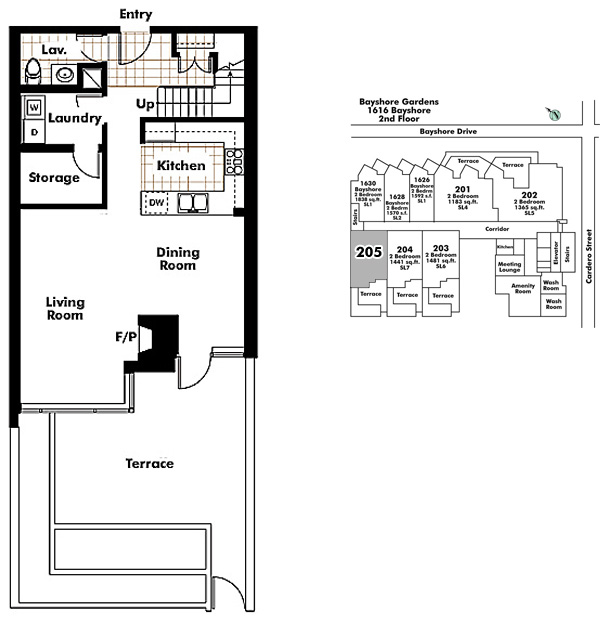 Floor plan 205