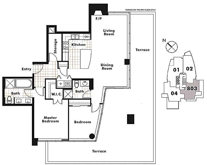 Floor plan 803