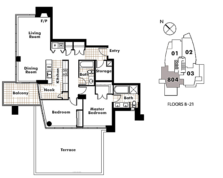 Floor plan 804