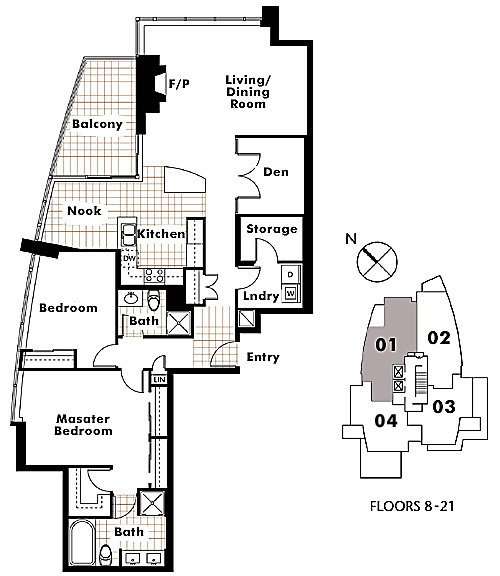 Floor plan 2101