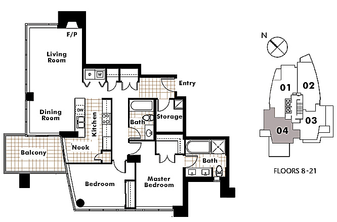 Floor plan 1304