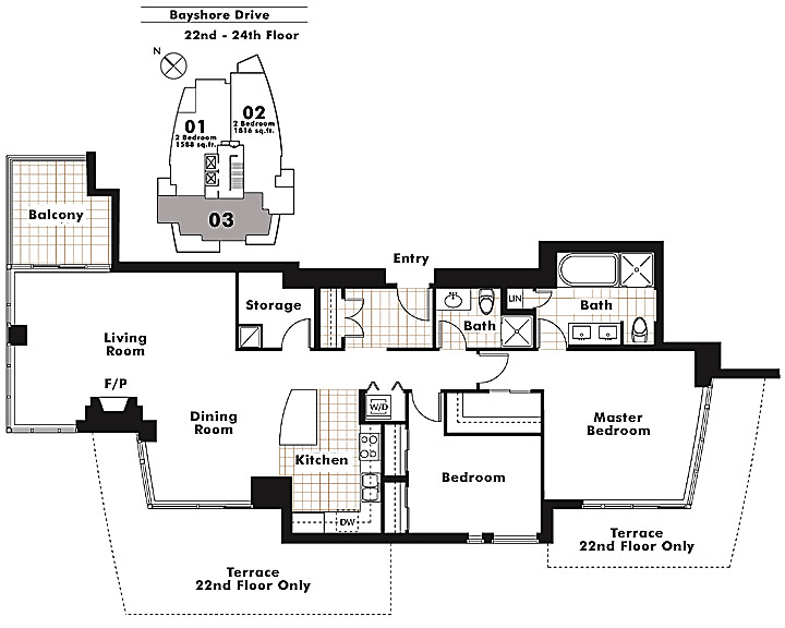 Floor plan 2203