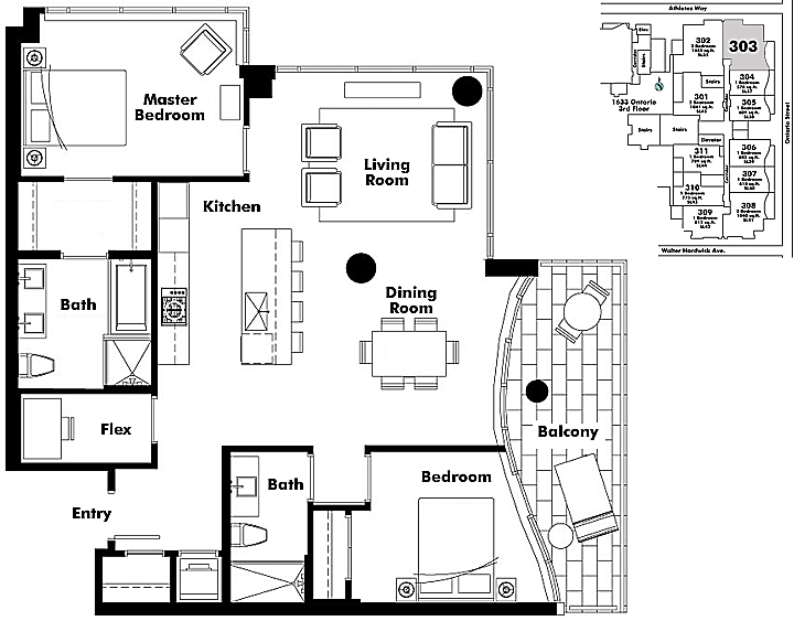 Floor plan 303