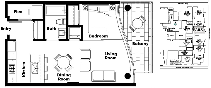 Floor plan 305