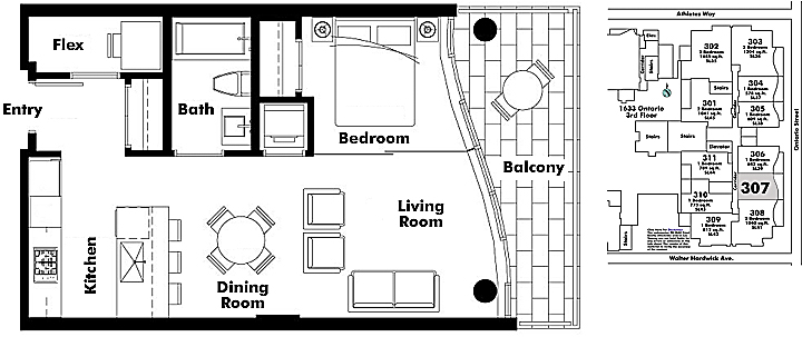 Floor plan 307
