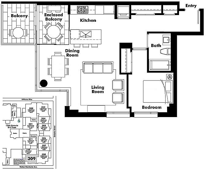 Floor plan 309