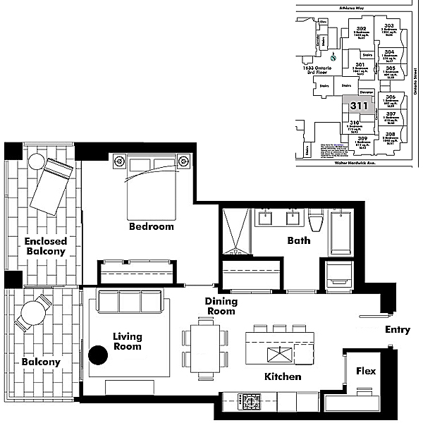 Floor plan 311