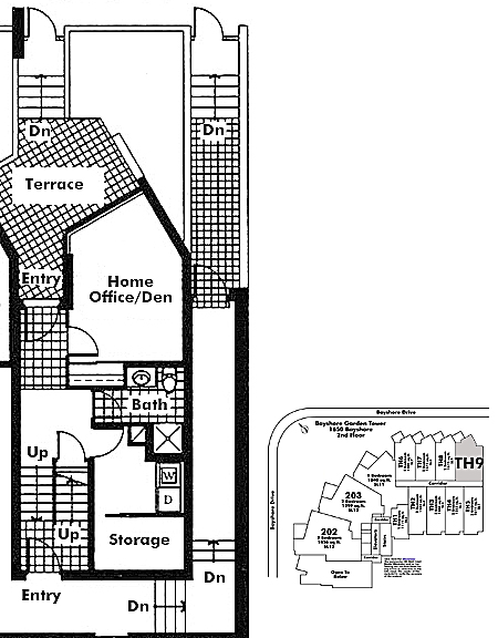 Floor plan TH9