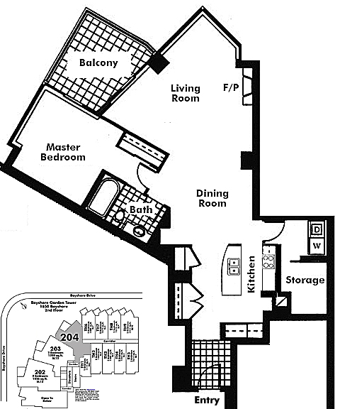 Floor plan 204