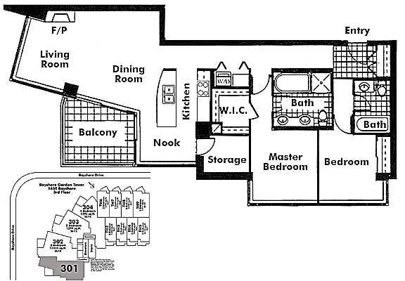 Floor plan 301