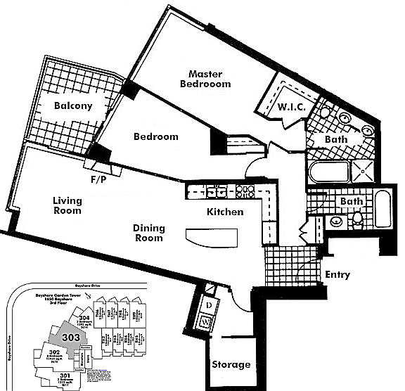 Floor plan 303