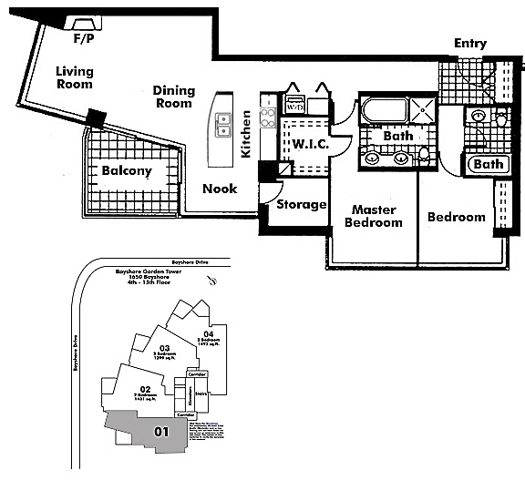 Floor plan 1301