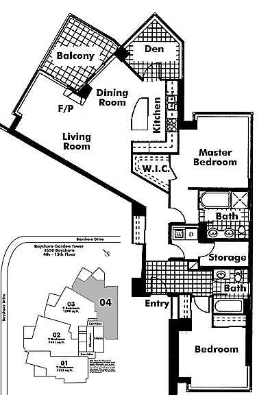 Floor plan 1304