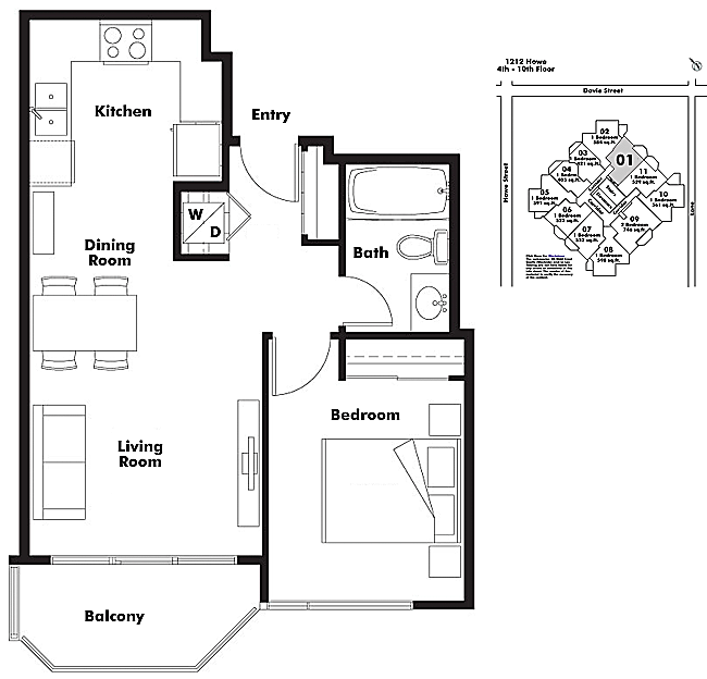 Floor plan 401