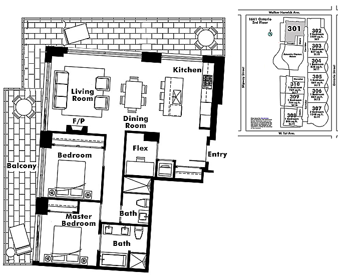 Floor plan 301