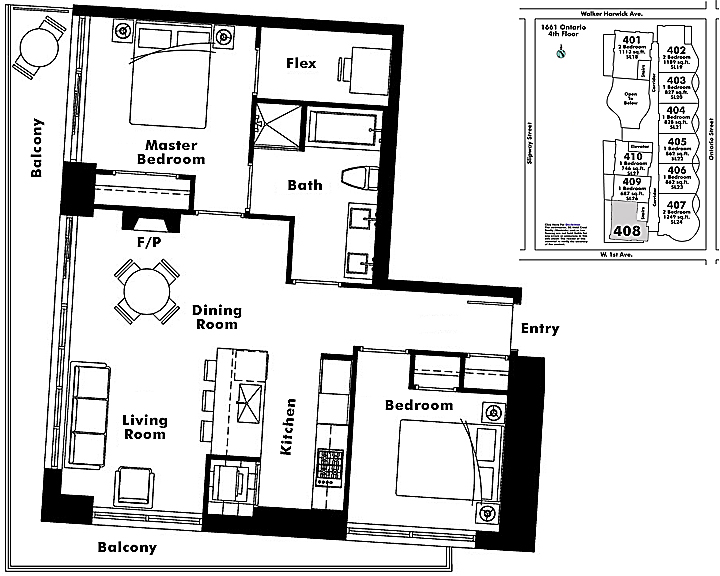 Floor plan 408