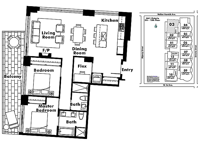 Floor plan 503