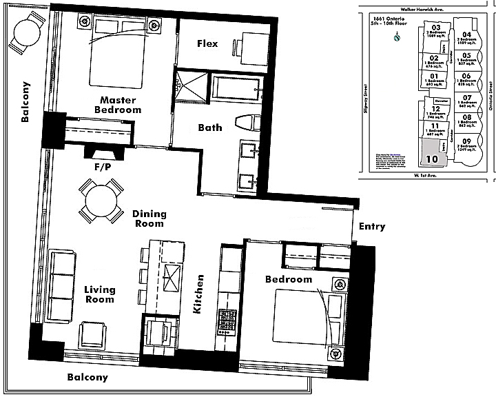 Floor plan 710