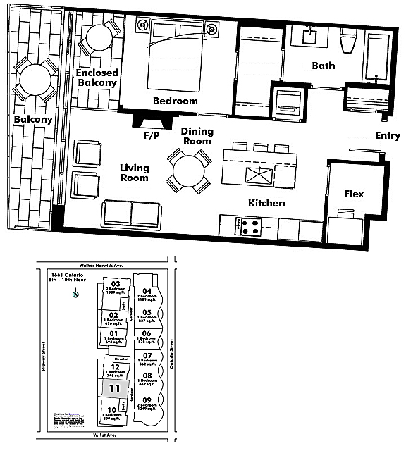 Floor plan 911