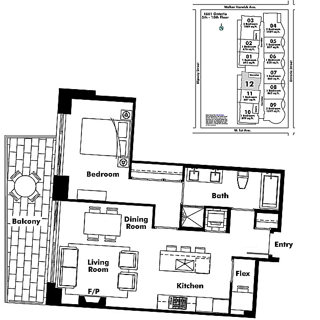 Floor plan 712