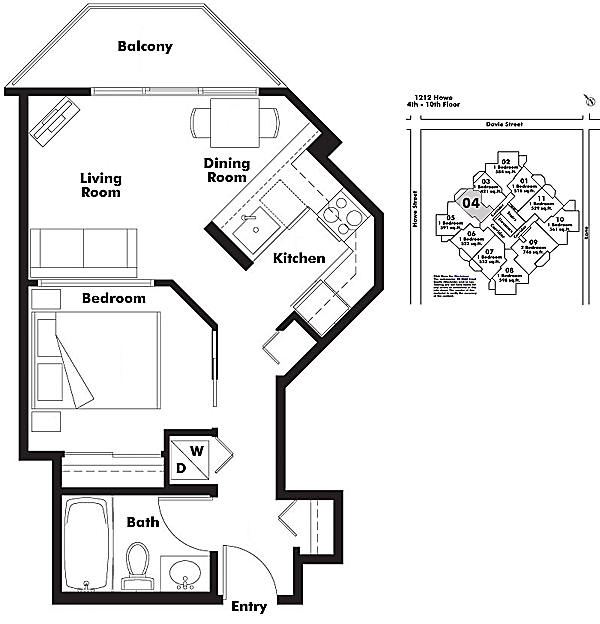 Floor plan 704