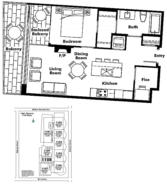 Floor plan 1108
