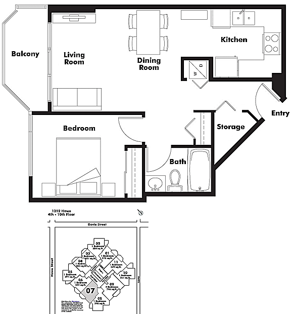 Floor plan 707