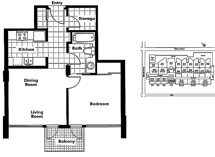 Floor plan 200