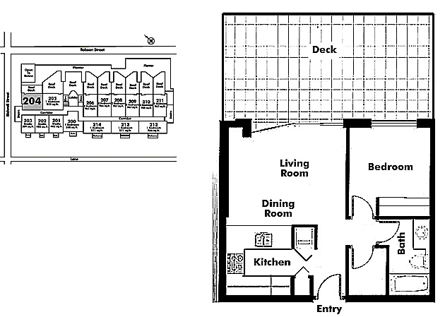 Floor plan 204