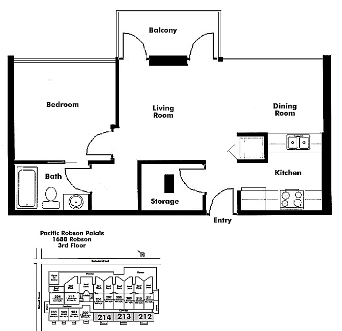 Floor plan 212