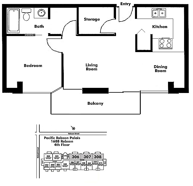 Floor plan 307