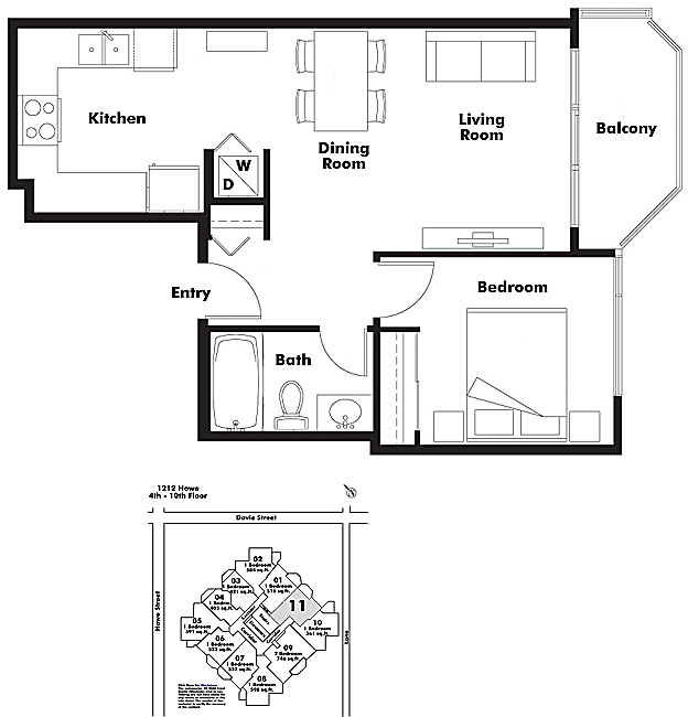 Floor plan 611