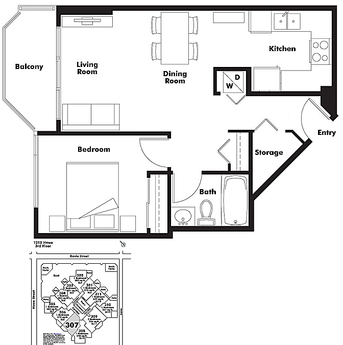 Floor plan 307