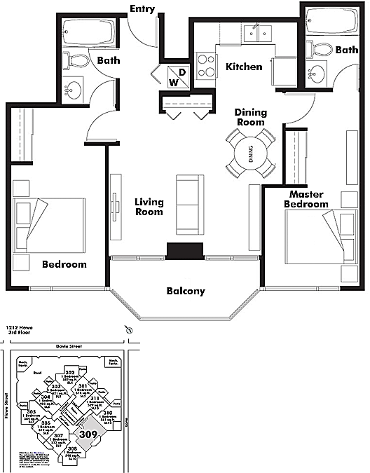 Floor plan 309