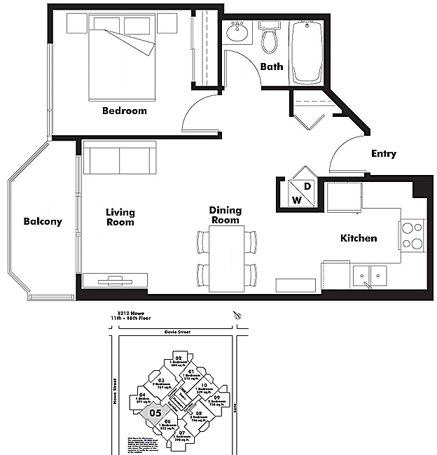 Floor plan 1305