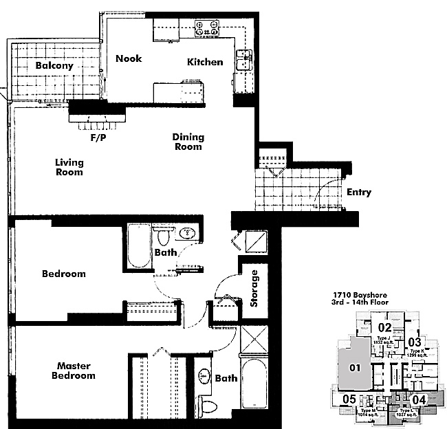 Floor plan 1301