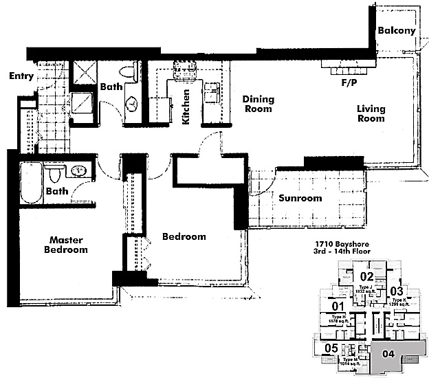 Floor plan 404