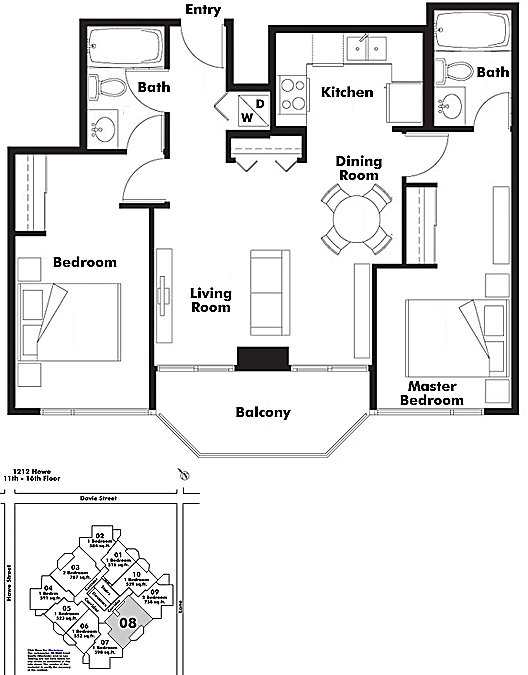 Floor plan 1308