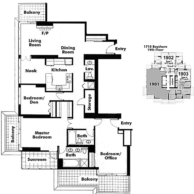 Floor plan 1901