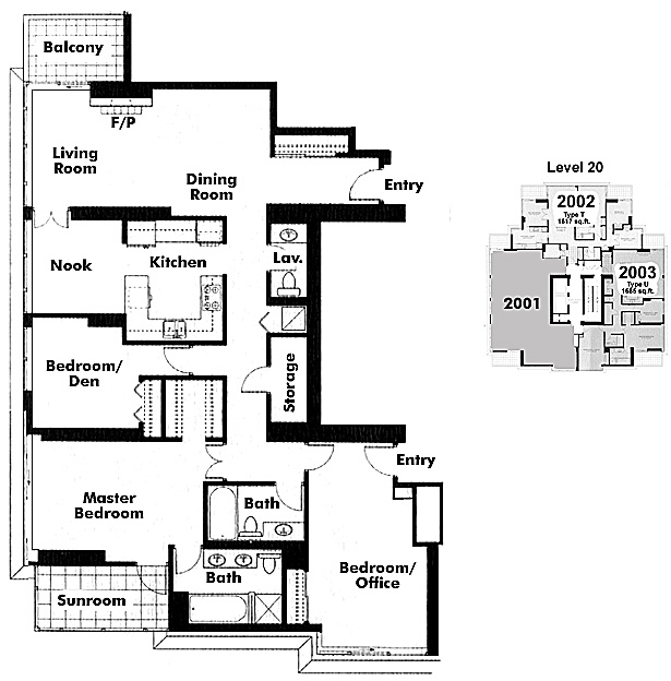 Floor plan 2001